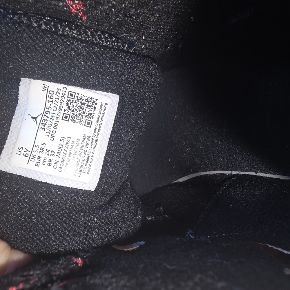 Jordan Kids Sneakers - Black and Red
